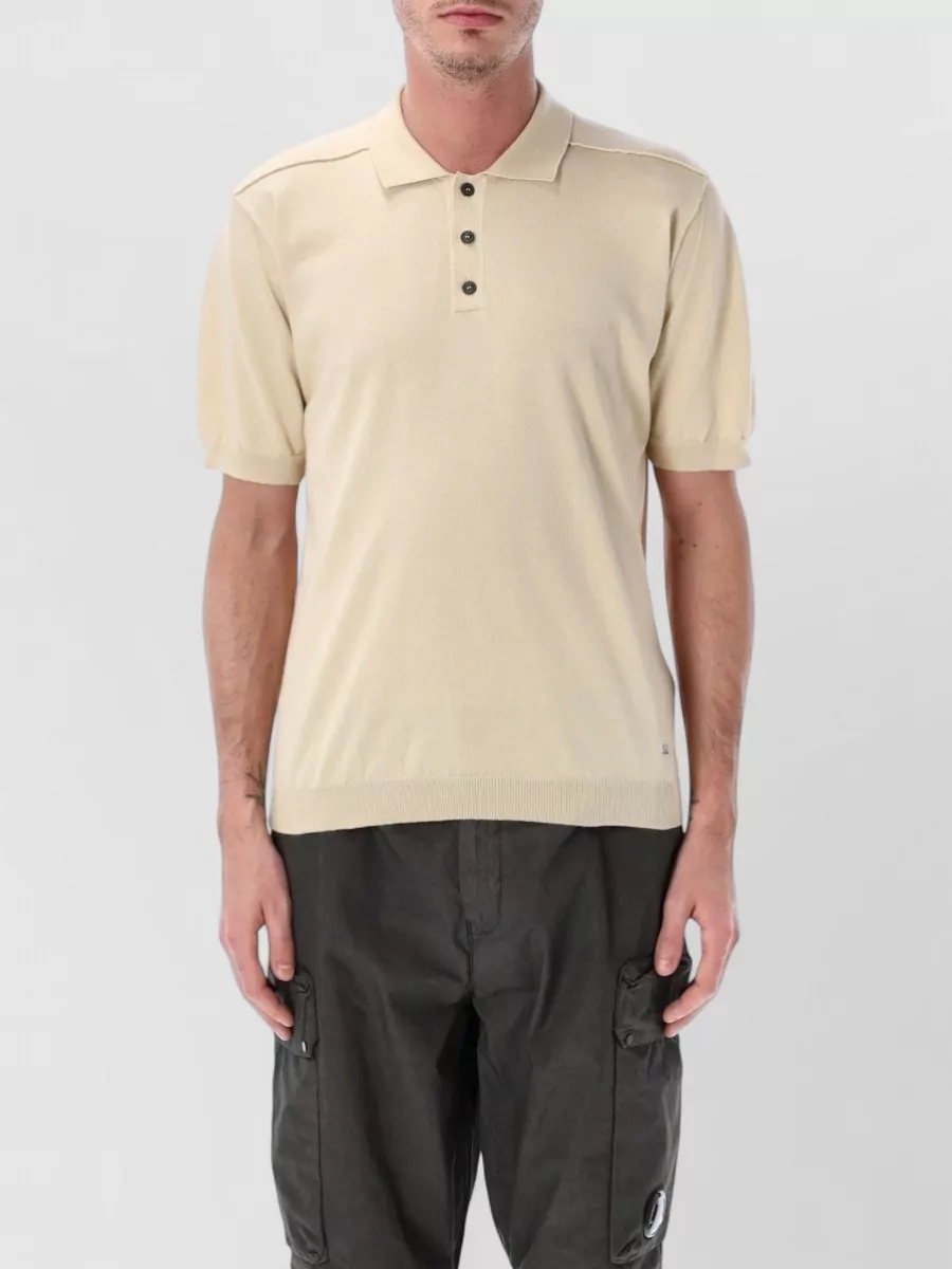 C.P. Company cotton short-sleeve polo shirt