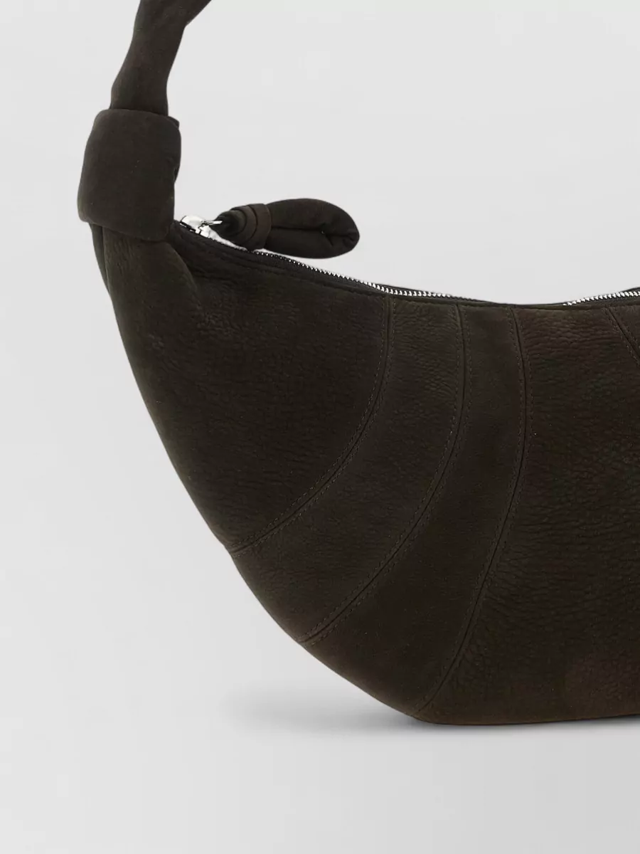 Lemaire Lamb Leather Croissant Medium Crossbody Bag