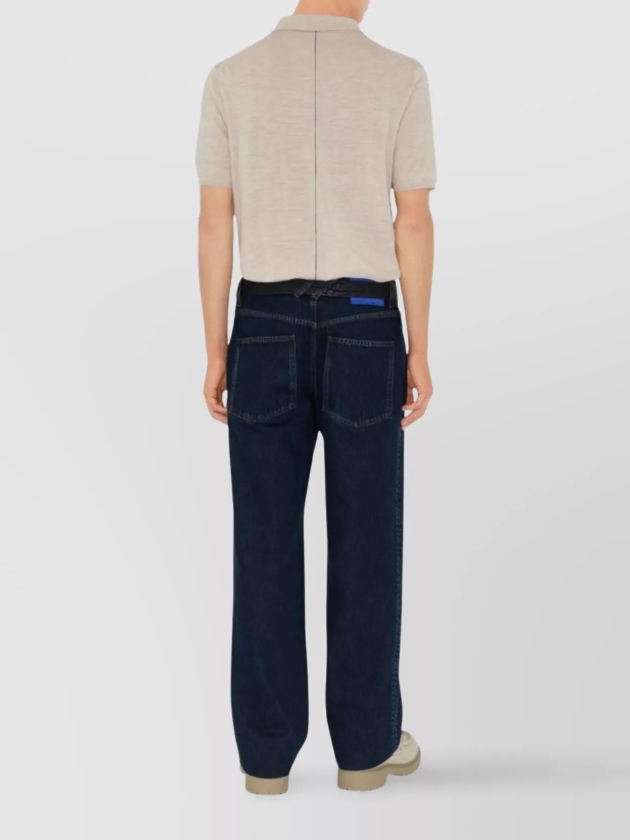 Burberry Straight Fit Organic Cotton Jeans