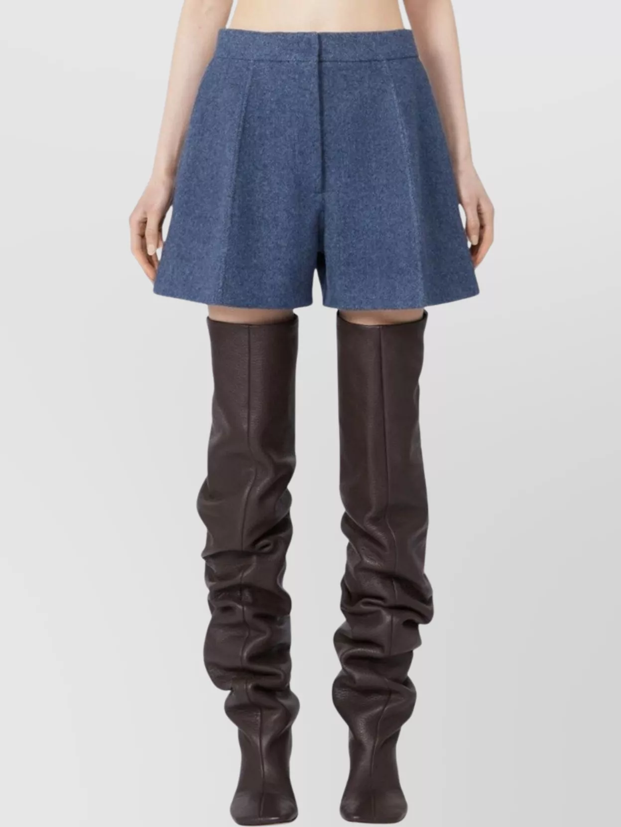 Sportmax Tailored Wool Bermuda Shorts Pockets
