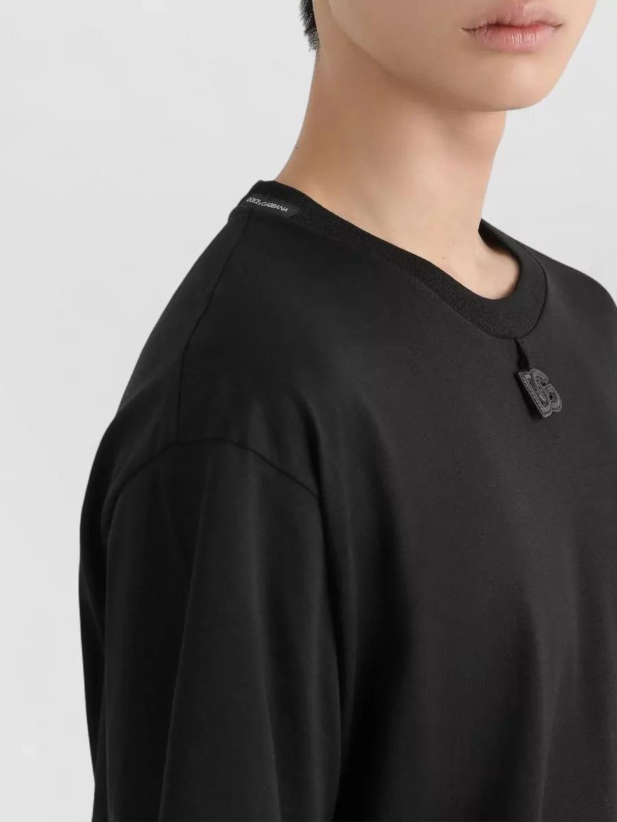 Dolce&Gabbana Round Neck Short Sleeve Fitted T-Shirt