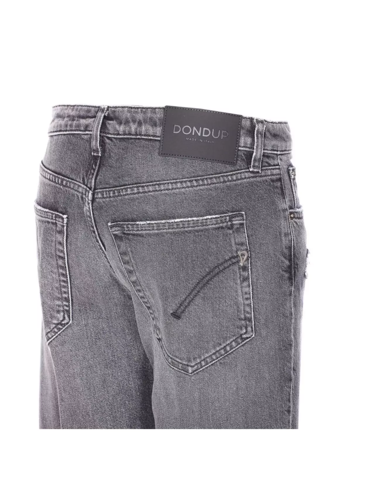 Dondup Slim Fit Trousers Rolled Cuffs