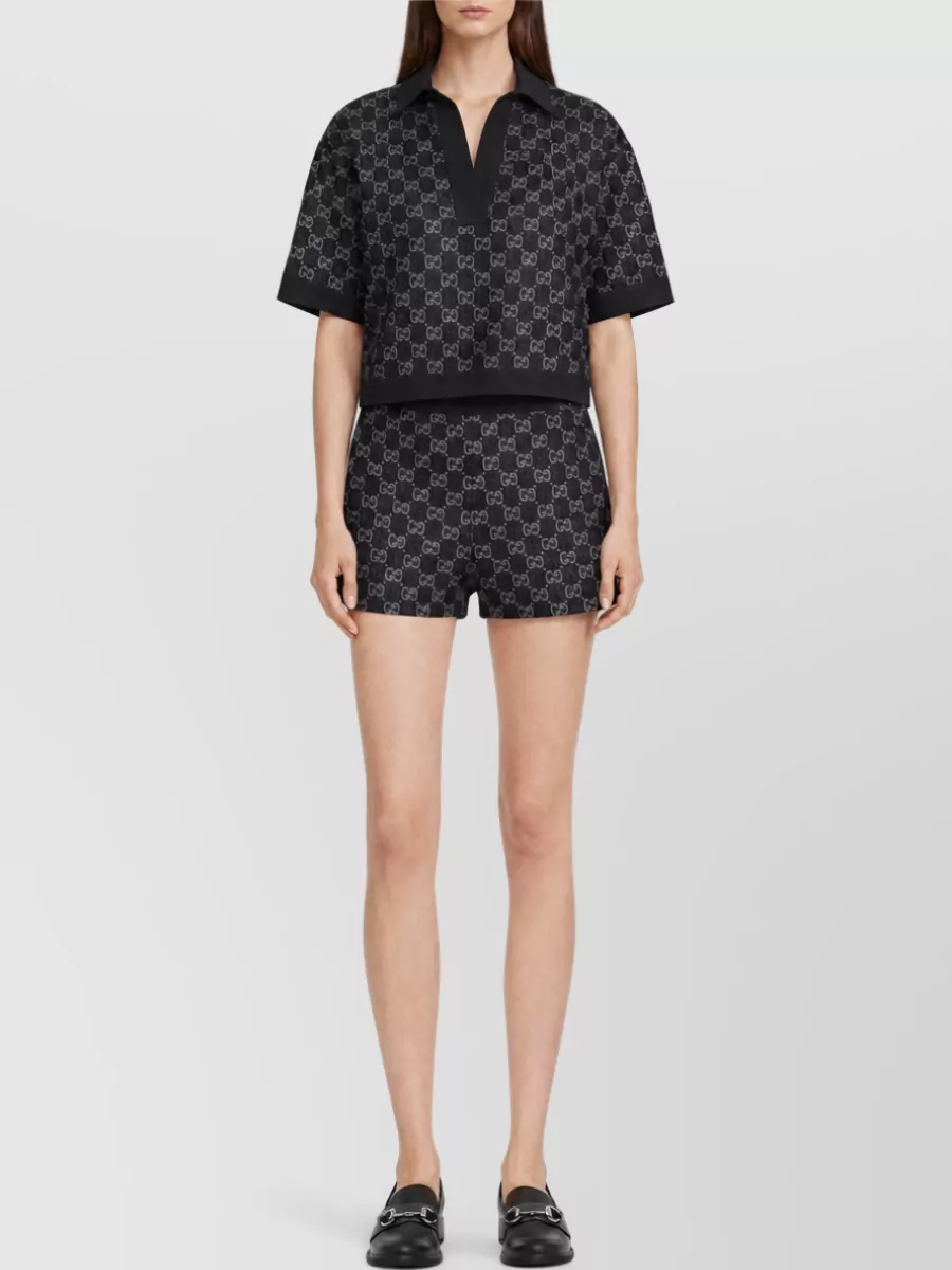 Gucci Crystal-Embellished Bodysuit