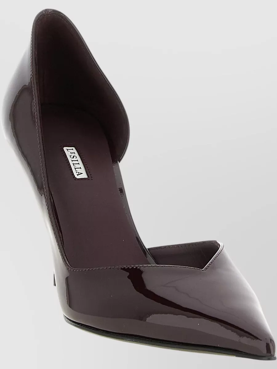 Le Silla Patent Leather Asymmetric Stiletto Pumps