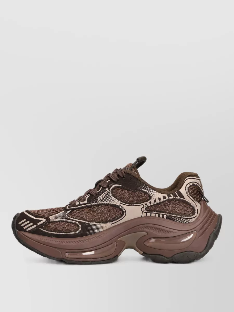 Ash Paneled Low-Top Sneakers