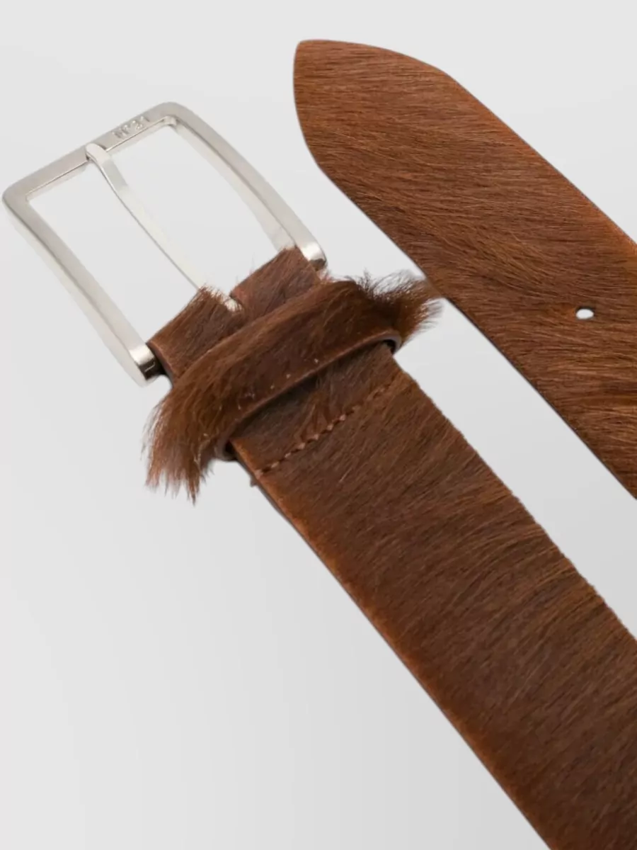 N 21 Belt Adjustable Length Haircalf Finish