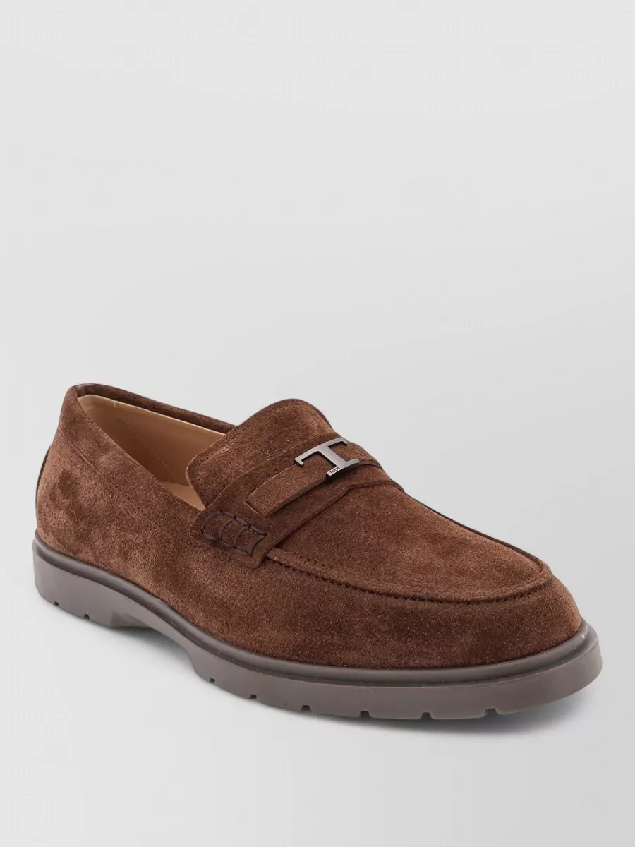 Tod's suede boat shoes