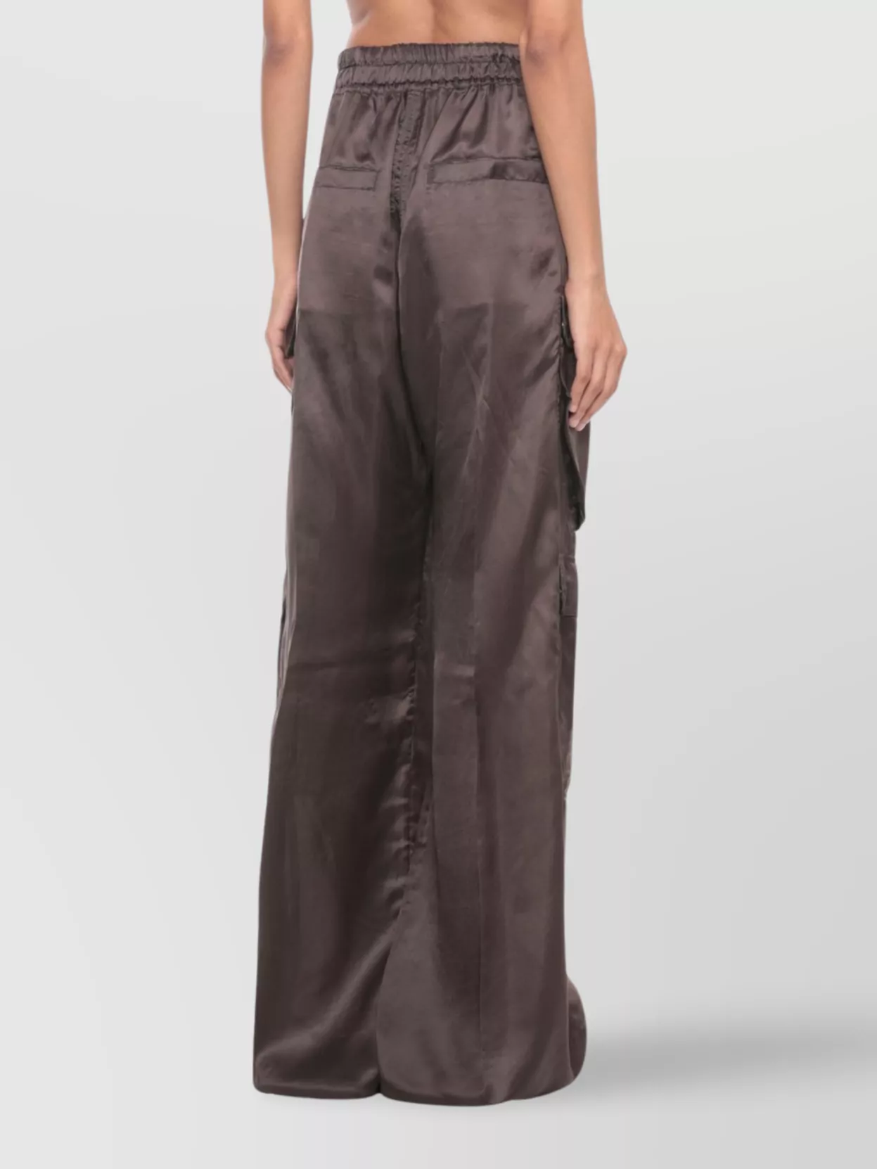 Rick Owens Women's Wide Leg Cargo Trousers