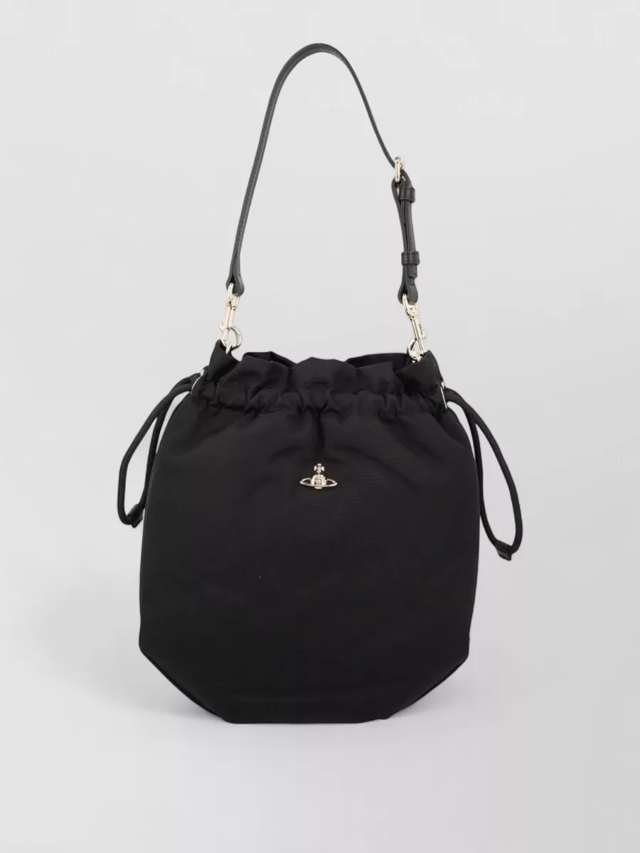 Vivienne Westwood Orb viscose drawstring shoulder bag