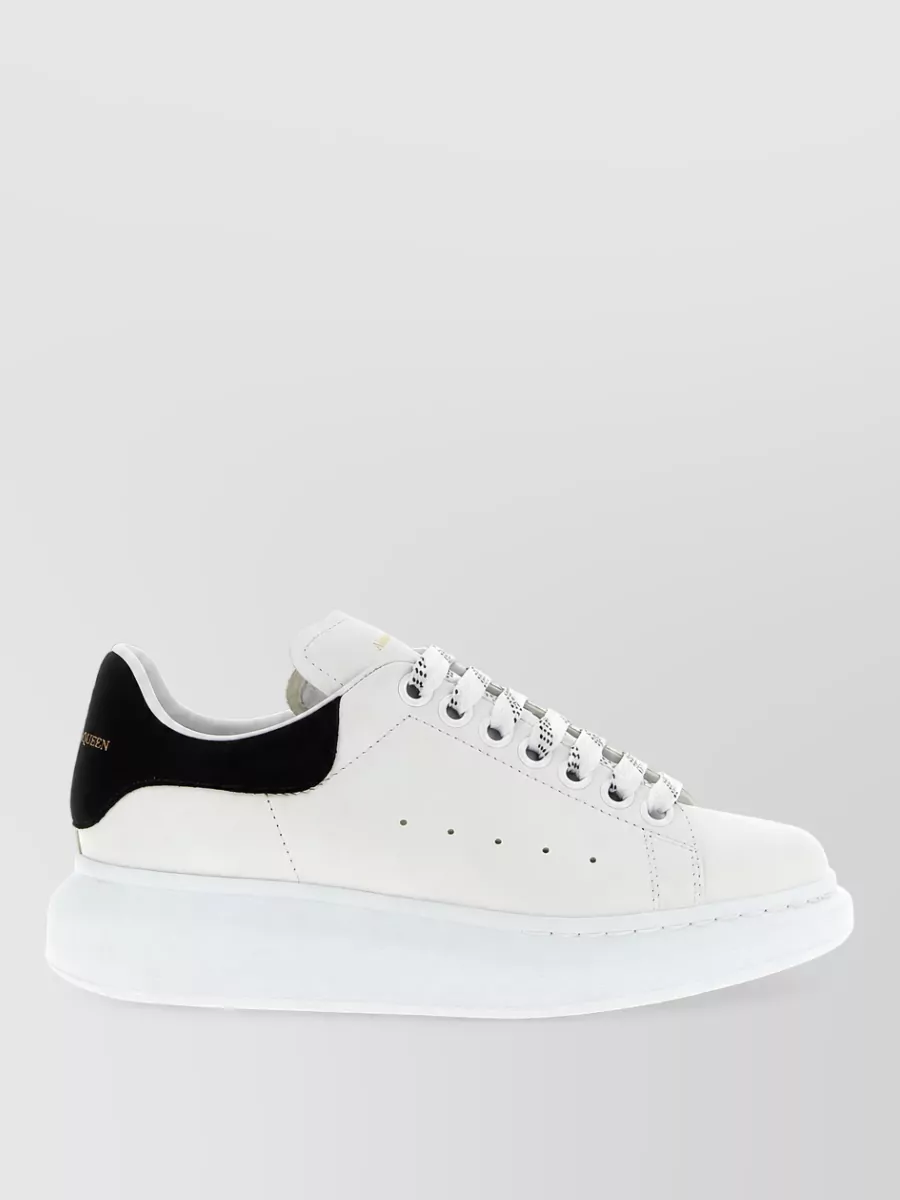 Mc Queen Leather Low-Top Sneakers