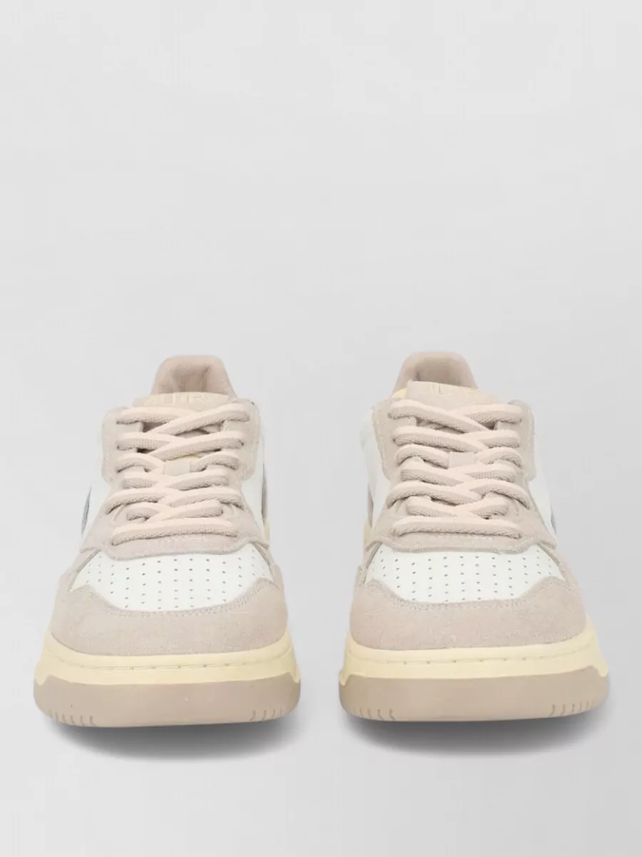 Autry leather low-top lace-up sneakers