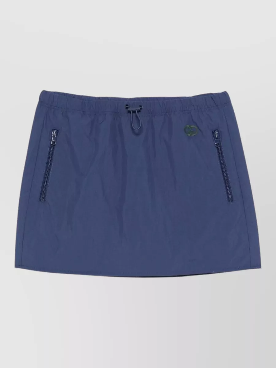 Gucci Denim high-rise mini skirt