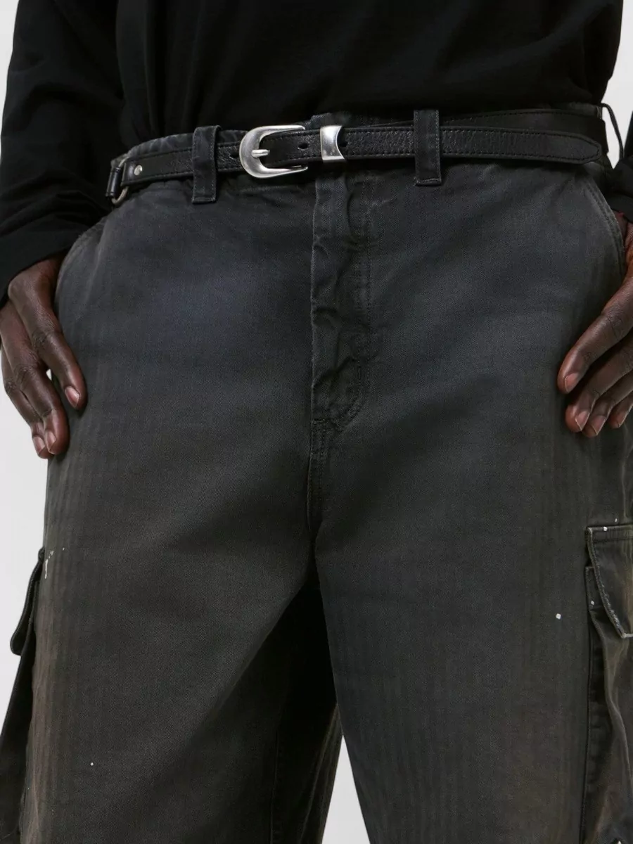 Our Legacy Straight Trousers Belt Loops Cargo Pockets