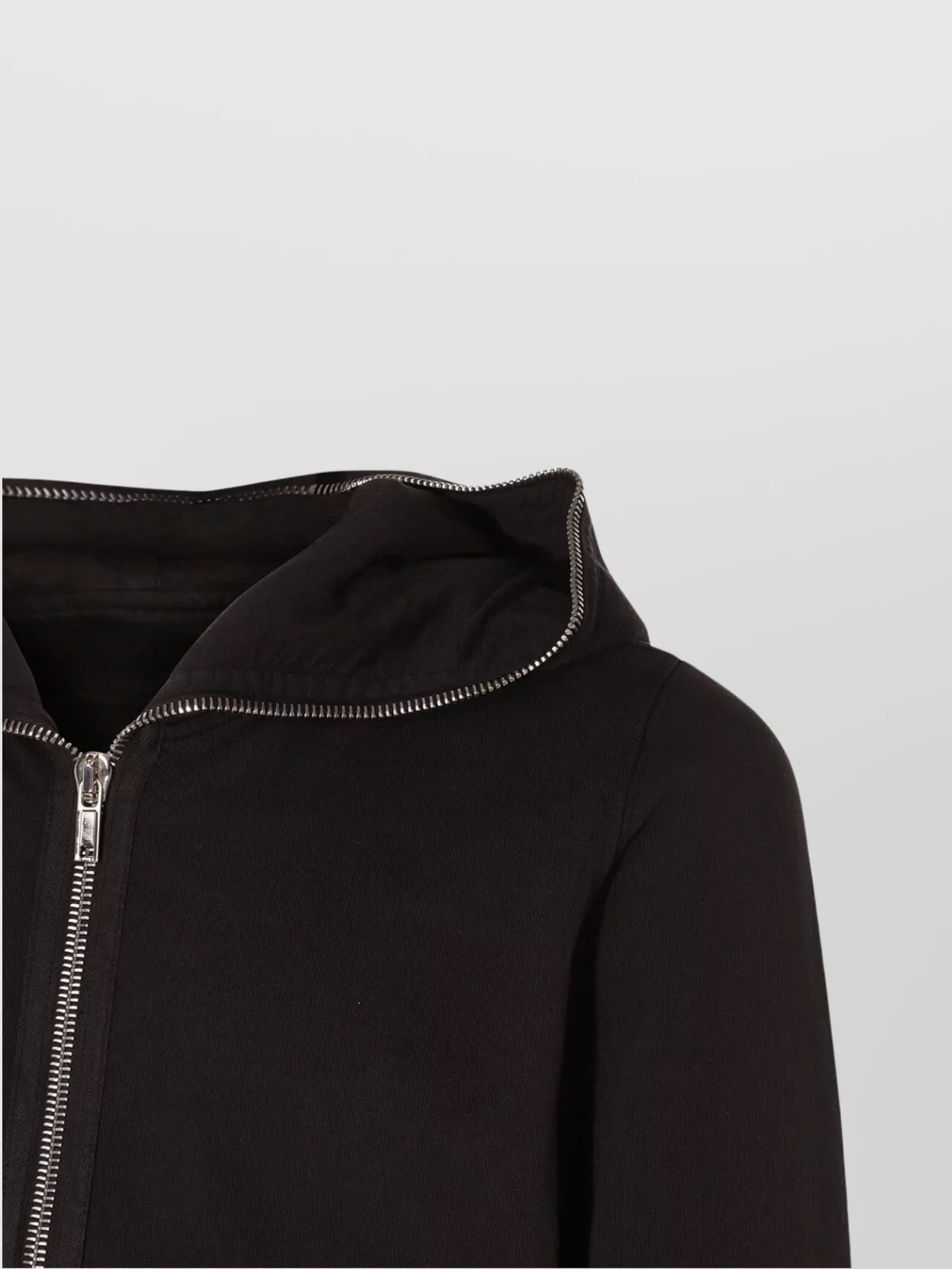 Rick Owens Drkshdw Hooded Long Sleeve Sweatshirt And Pockets