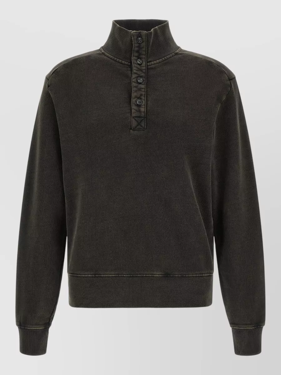 Entire Studios cotton ribbed turtleneck sweatshirt