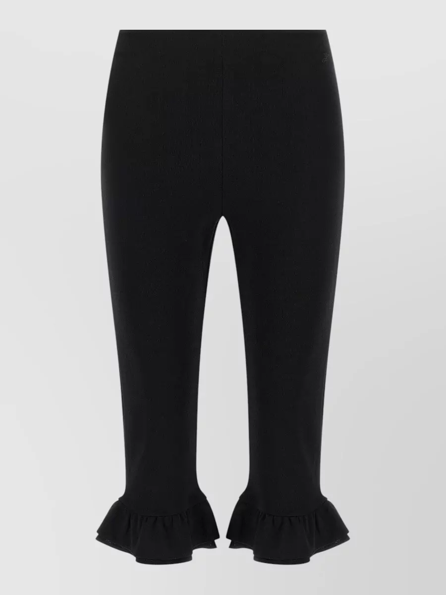 Jacquemus Ruffled Cropped Bermuda Shorts