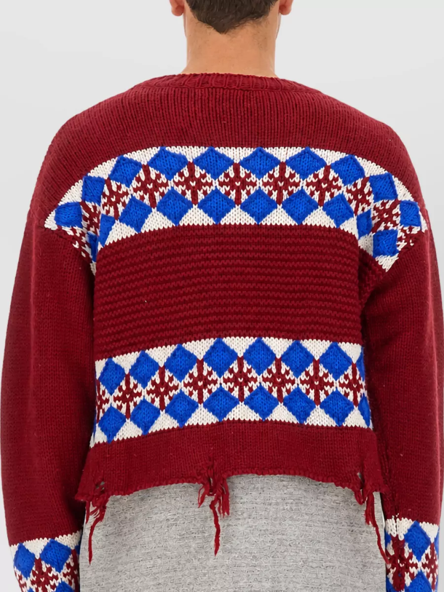 Dsquared2 Jacquard Wool Jumper