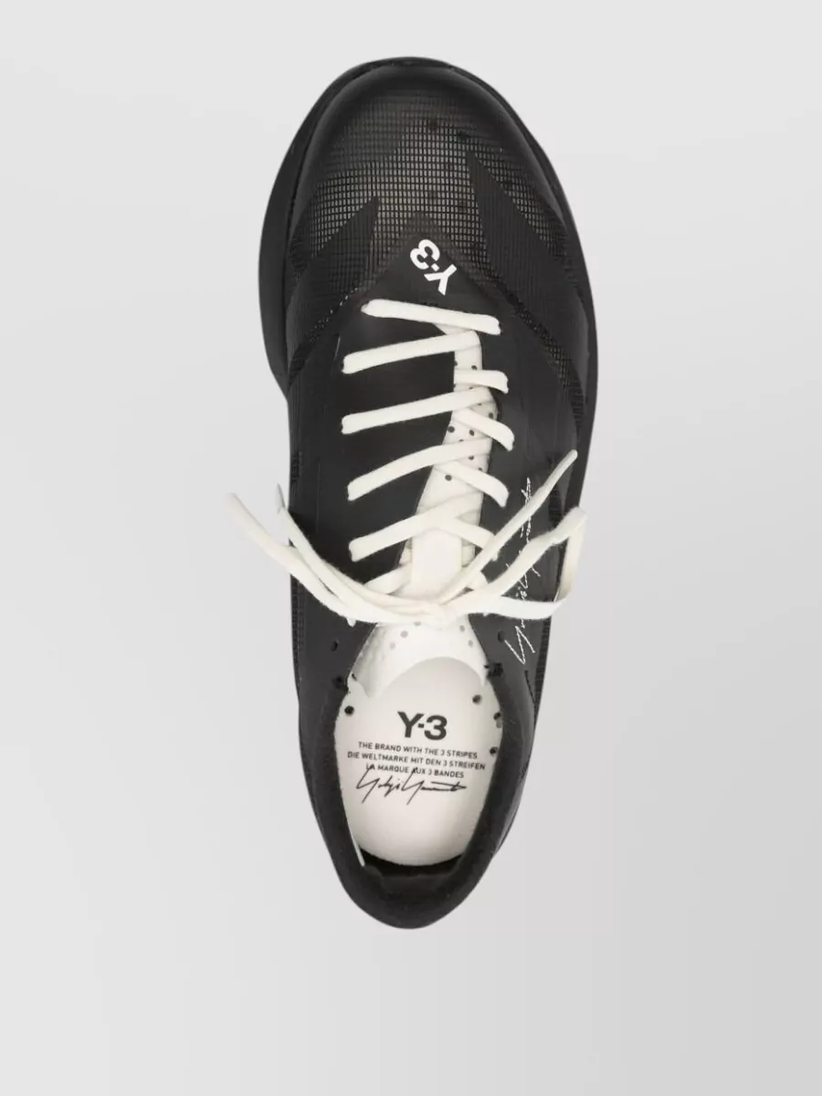 Y-3 Adizero Mesh Sneakers Round Toe Sole