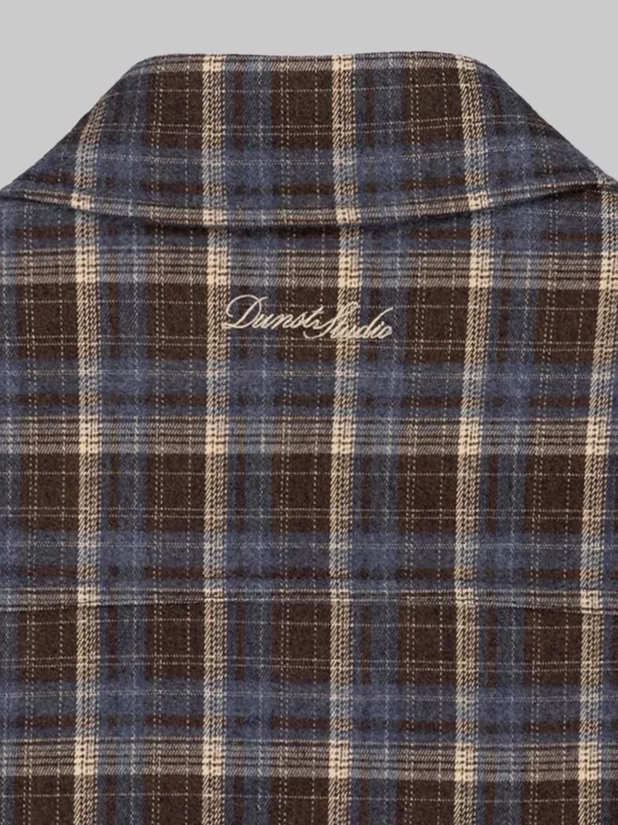 Dunst Quilted Checked Overshirt