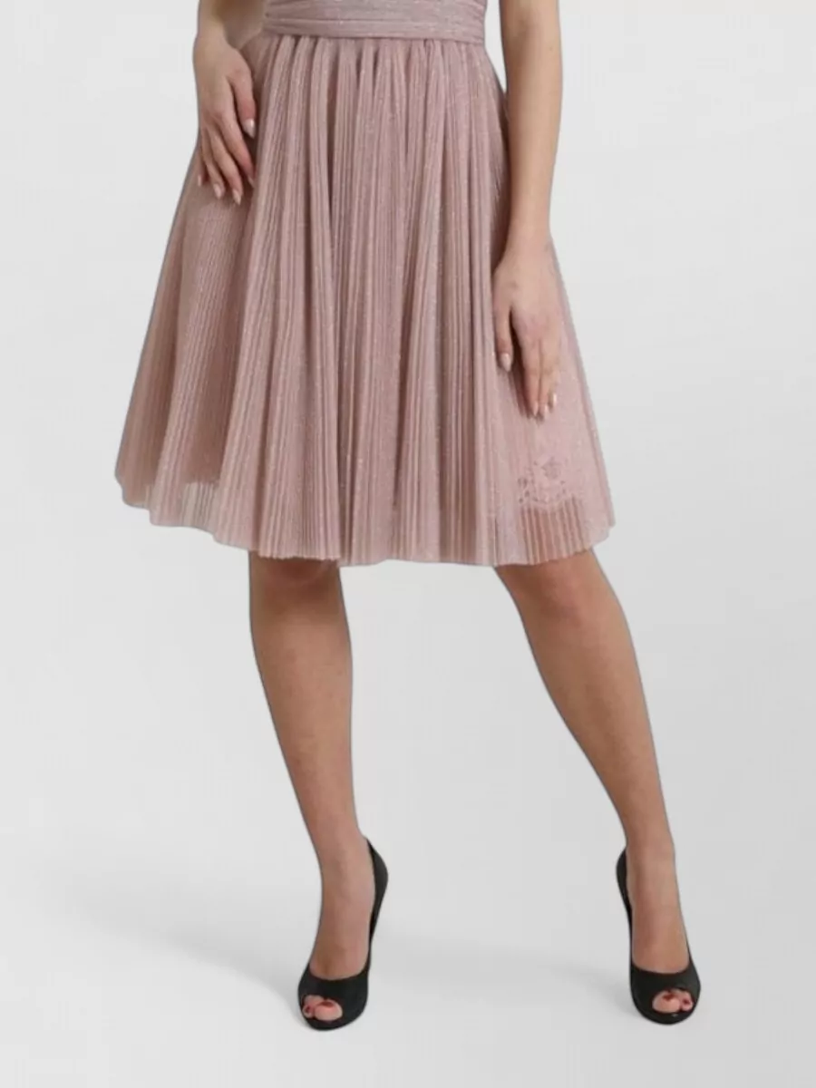 Dolce&Gabbana One-shoulder pleated knee-length dress