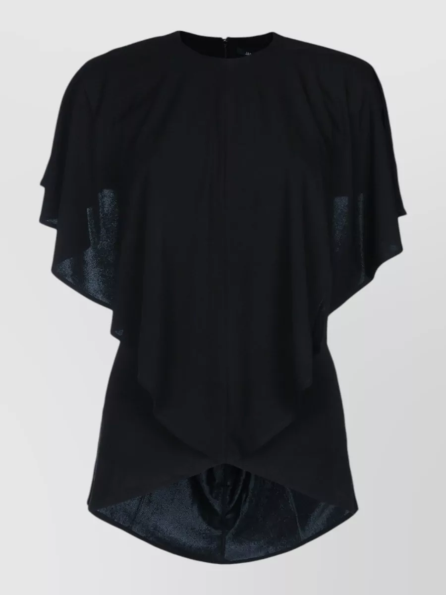 Jacquemus sleeveless asymmetric draped cutout blouse