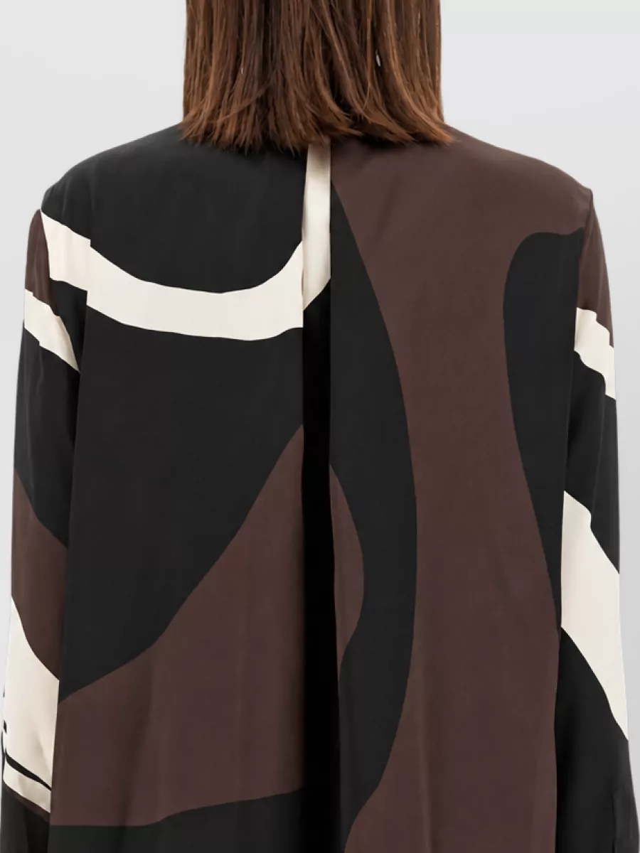 Kiton Silk Printed Blouse