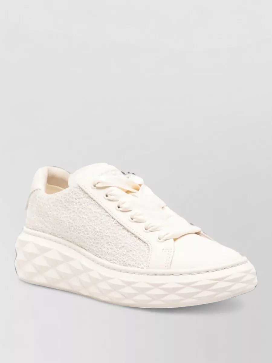 Jimmy Choo leather low-top sneakers