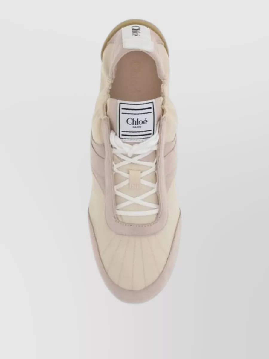 Chloé Nylon Low-Top Sneakers