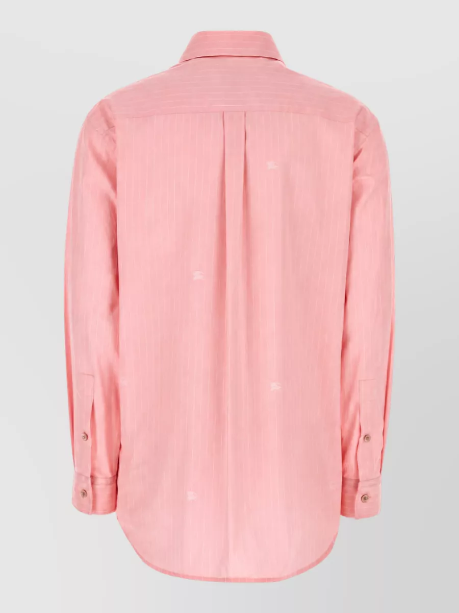 Burberry Embroidered Cotton Shirt
