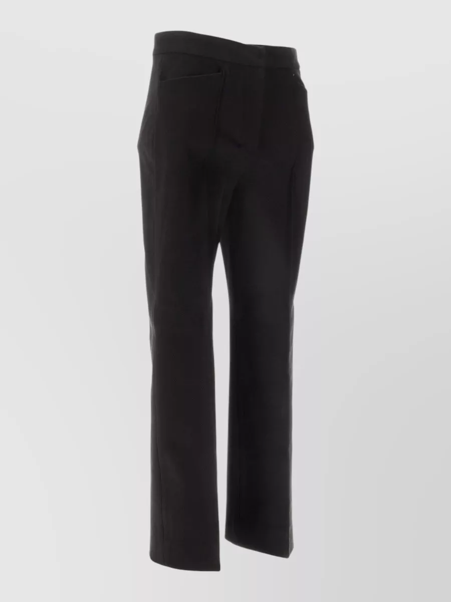 S Max Mara Long Trousers Belt Loops Side And Back Pockets