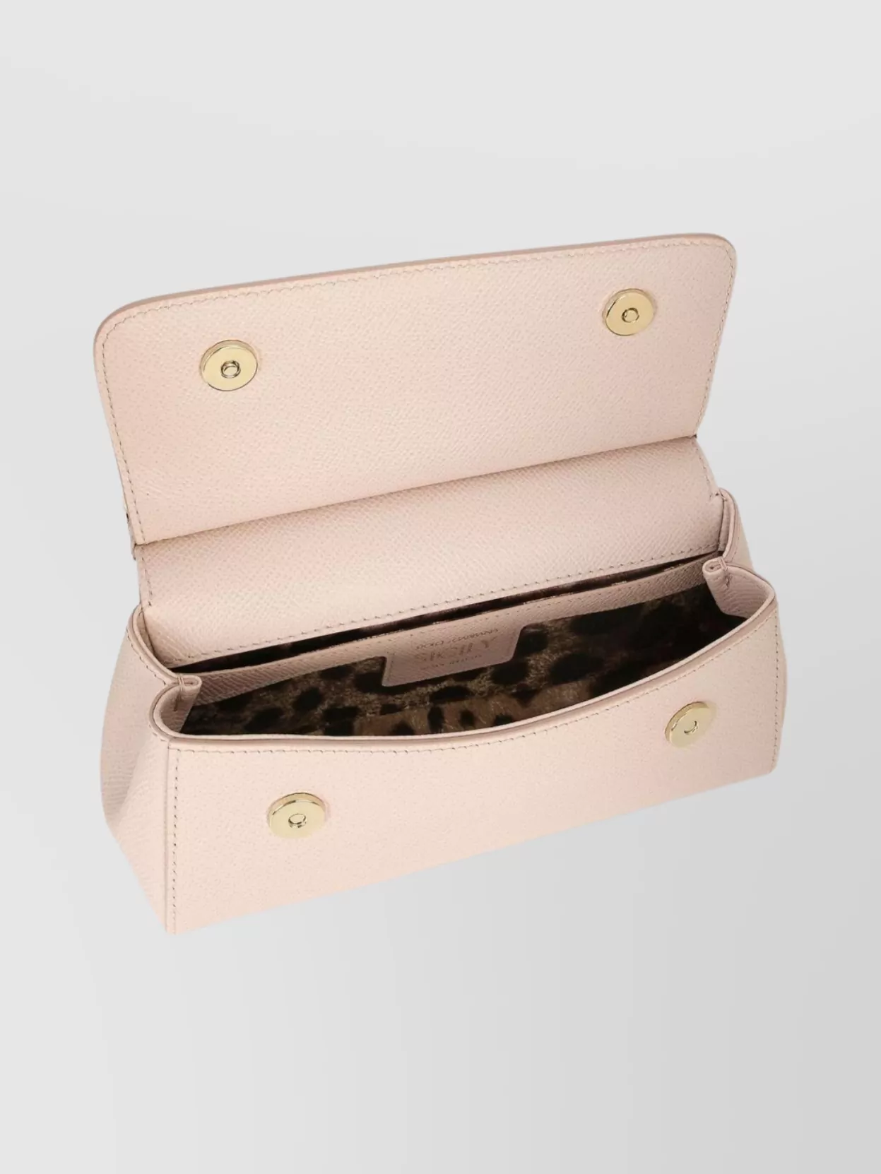 Dolce&Gabbana Sicily Mini Leather Crossbody Bag