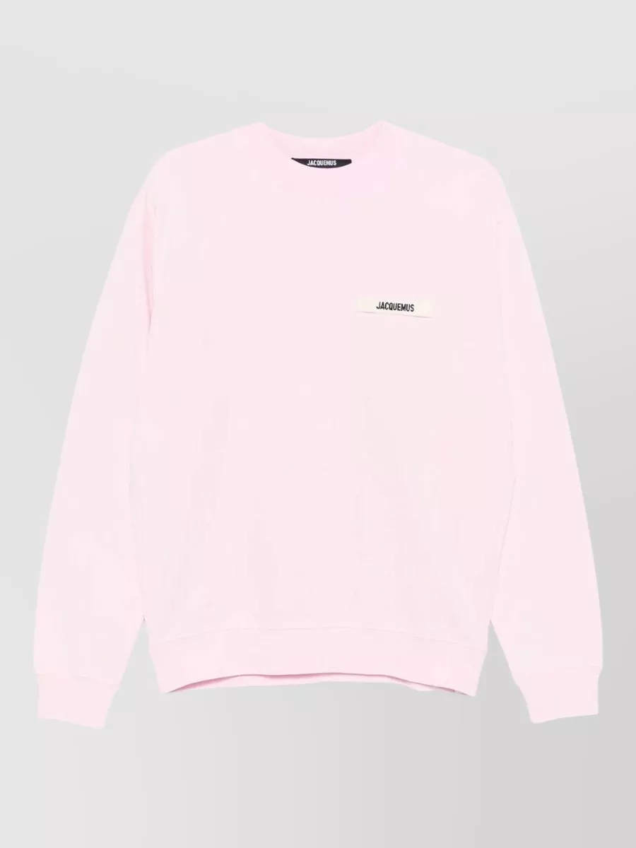 Jacquemus cotton relaxed-fit crew-neck sweatshirt