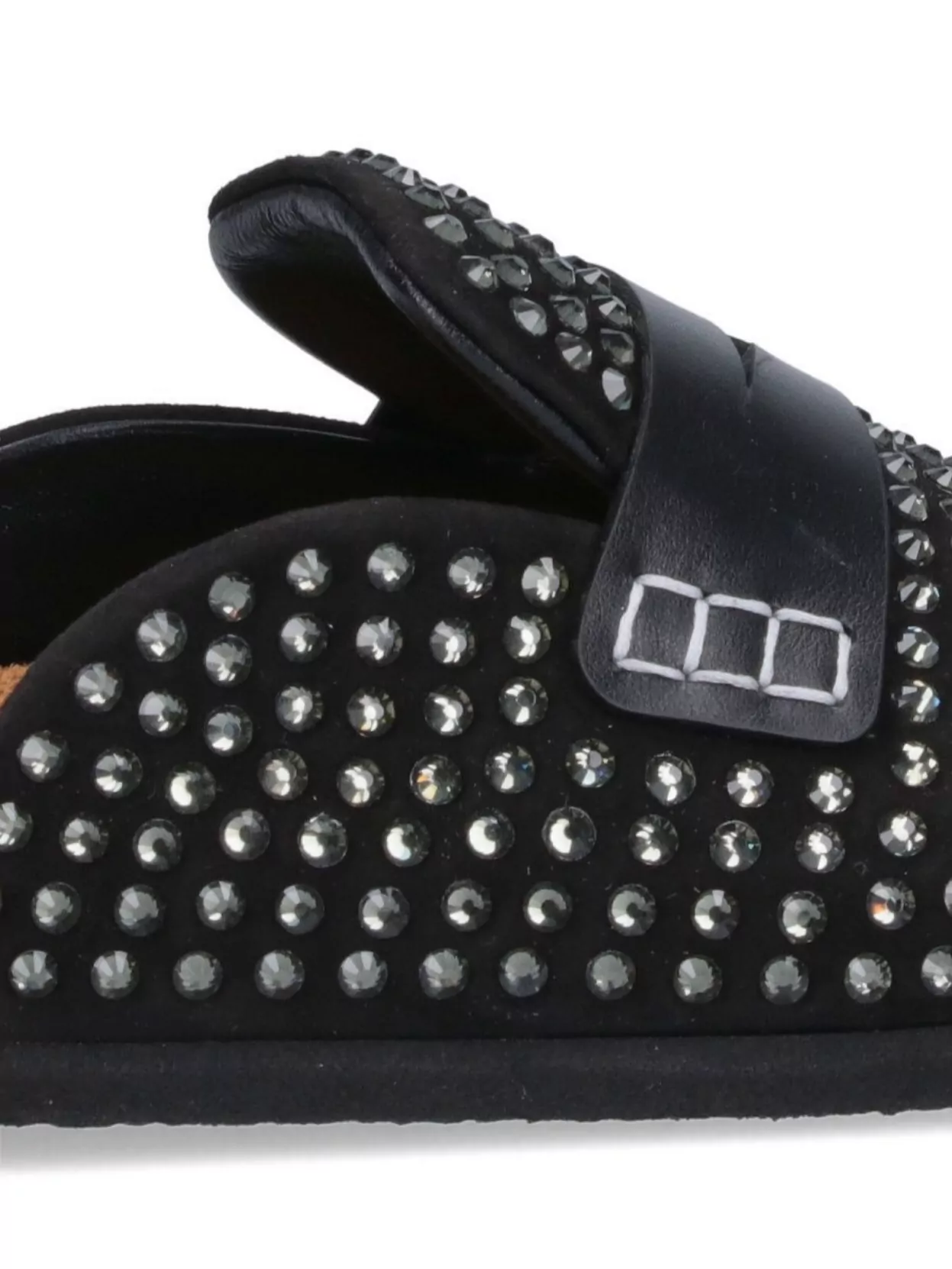 Jw Anderson Studded Cork Sole Mules With Round Toe