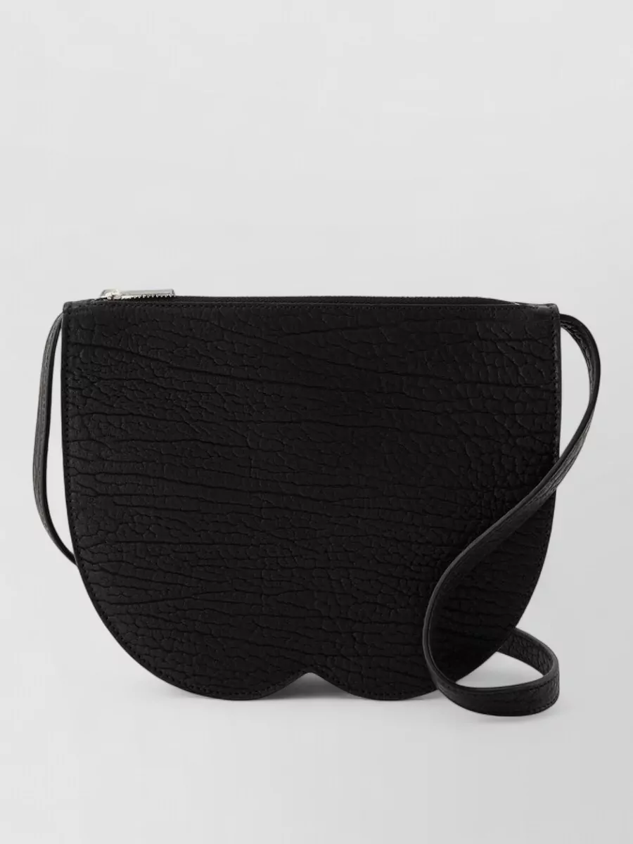 Burberry mini chess leather cross-body bag