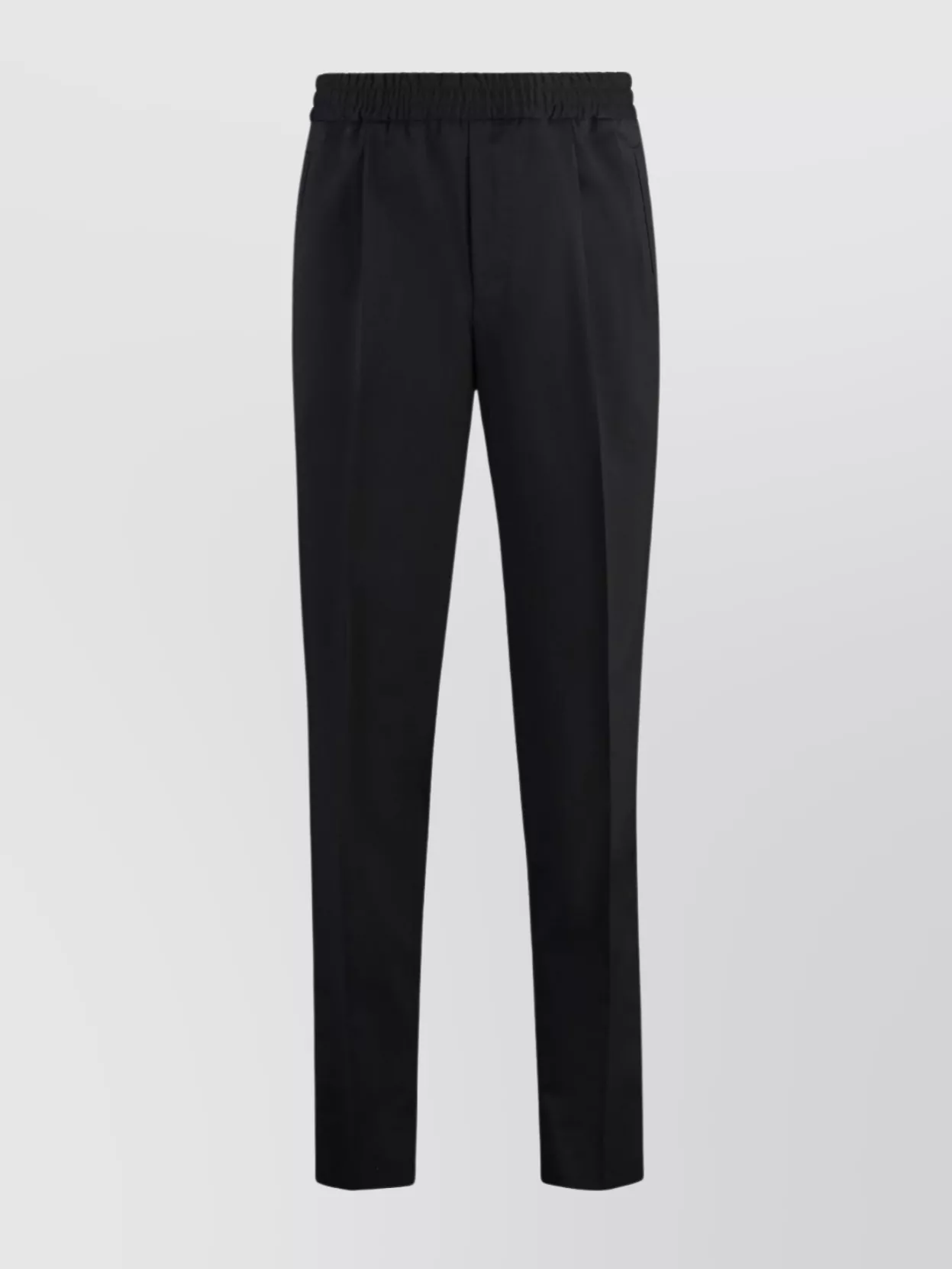 Zegna Elastic Waistband Wool Blend Joggers