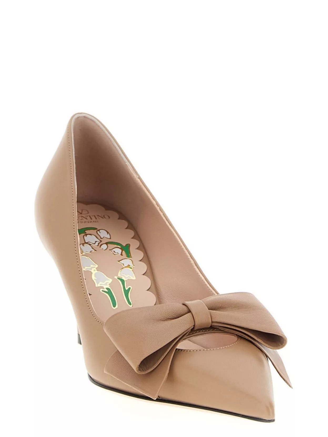 Valentino Garavani Chic Bowow Kitten Heel Pumps