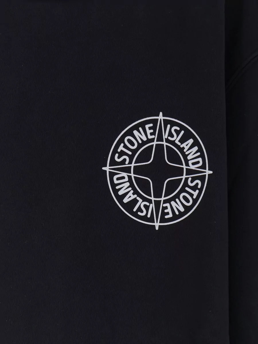 Stone Island Cotton Oversized Logo-Print Sweatshirt