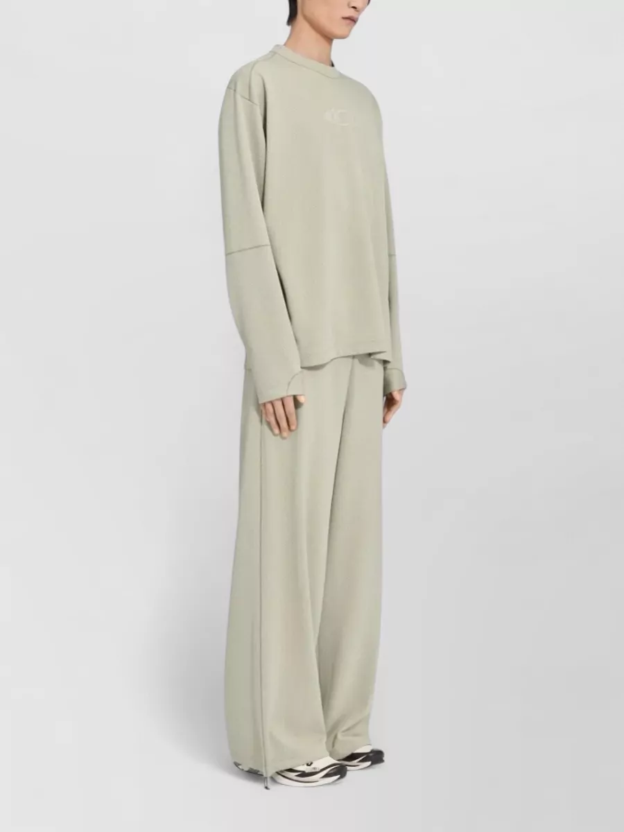 Mm6 Maison Margiela Logo-Print Long-Sleeve Sweatshirt