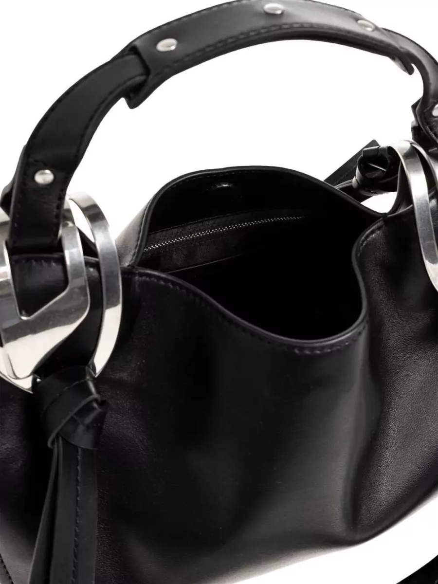 Diesel Small Polyurethane Knot-D Top Handle Bag