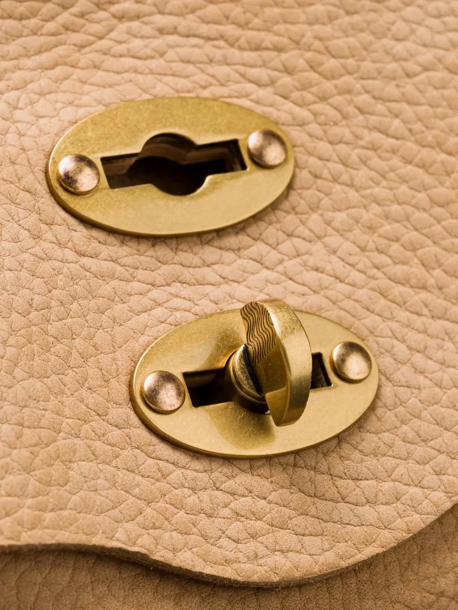 Zanellato Calfskin Leather Shoulder Bag