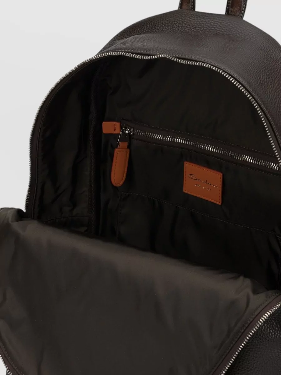 Santoni Leather Backpack