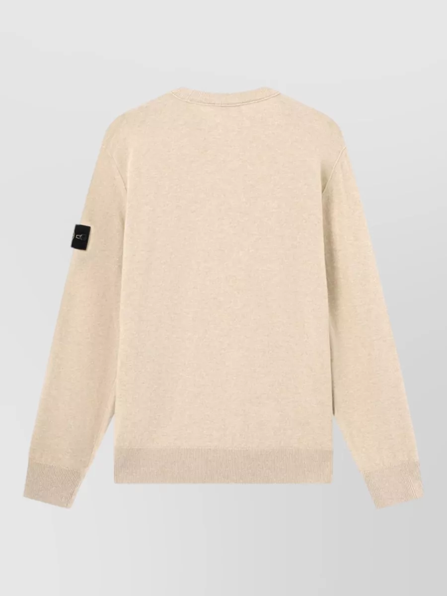 Stone Island Virgin Wool Fine-Knit Sweater