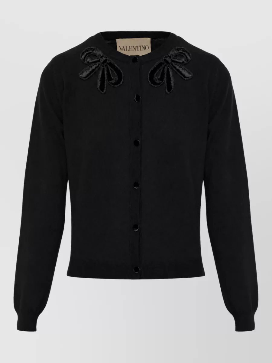 Valentino Knitted Cotton Cardigan