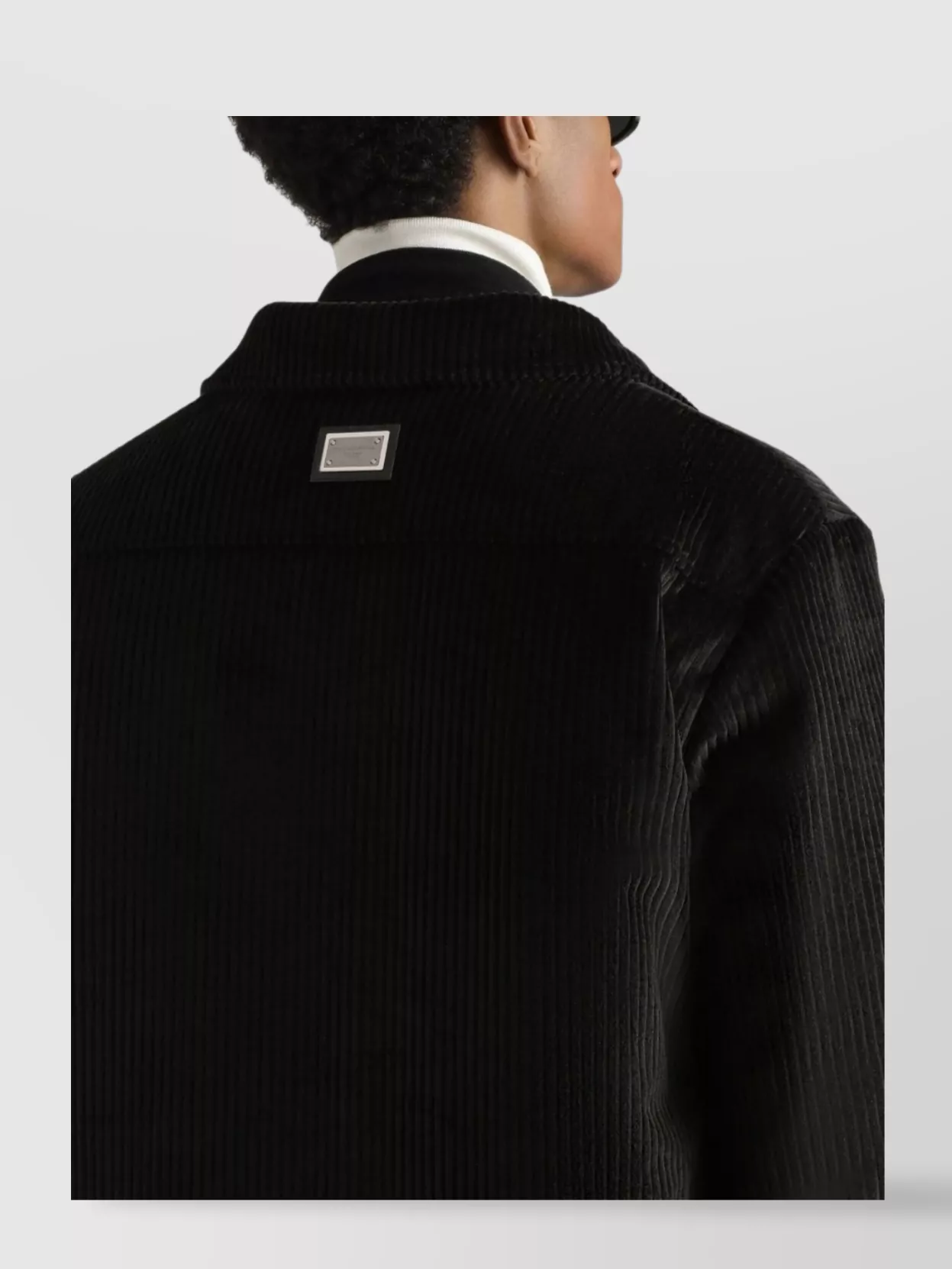 Dolce&Gabbana Corduroy Long Sleeve Collared Jacket