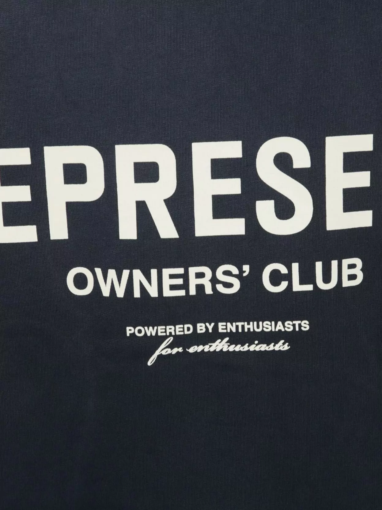 Represent Club Owners Hoodie Featuring Printed Back