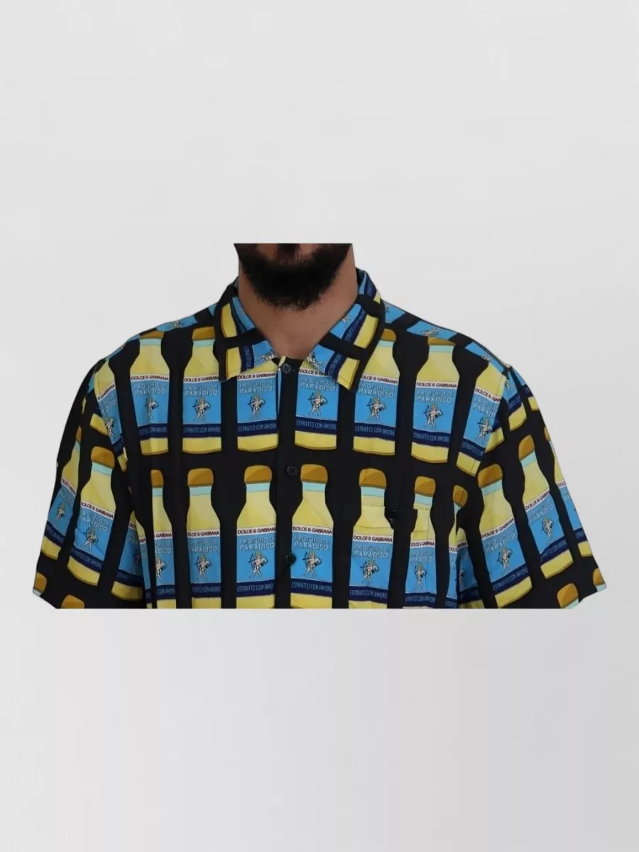 Dolce&Gabbana Printed Short-Sleeve Shirt