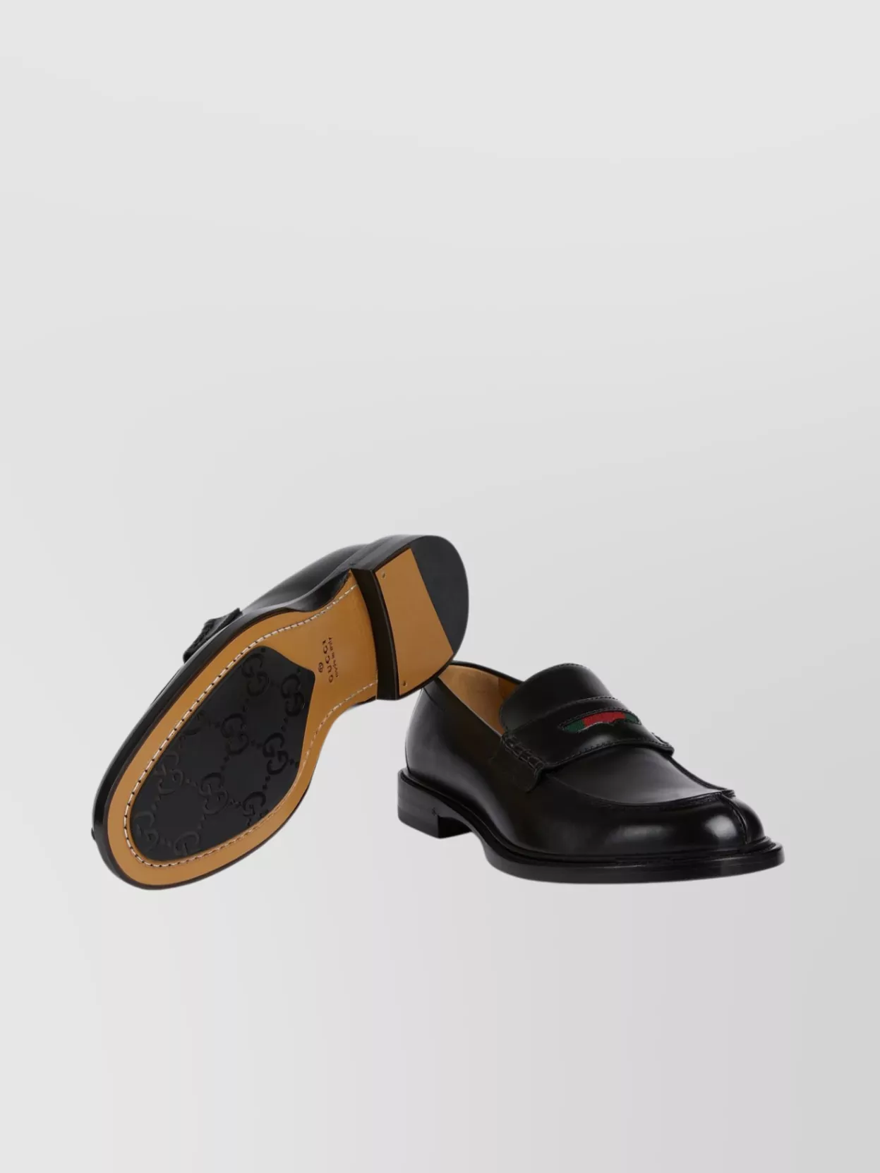 Gucci Loafer With Leather And Rubber Sole