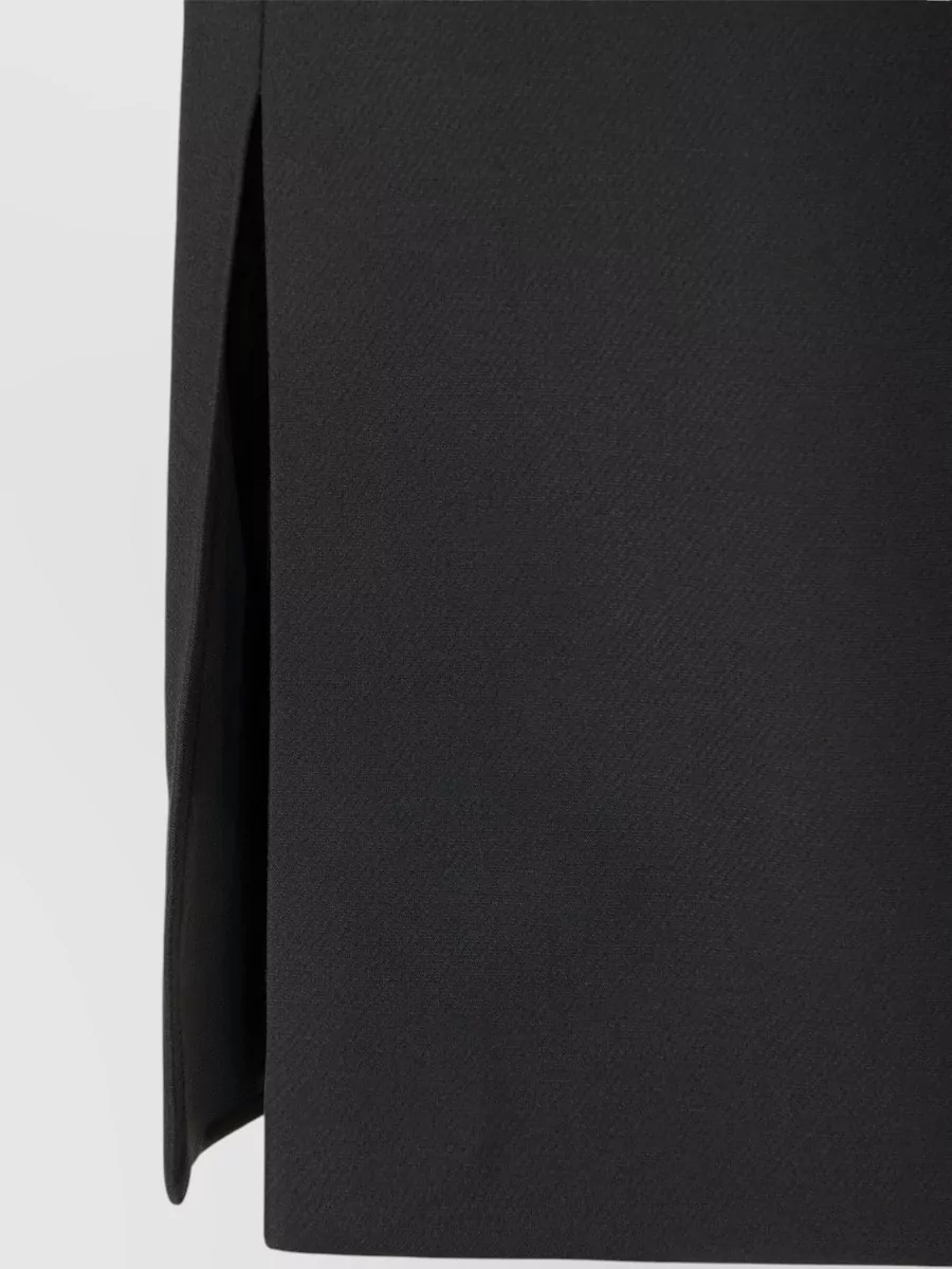 Fendi Silk Wool Midi Pencil Skirt