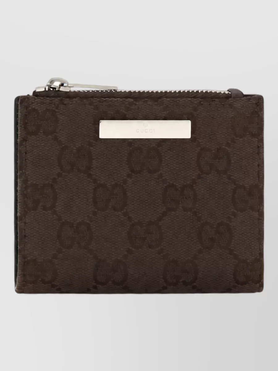 Gucci fabric small wallet