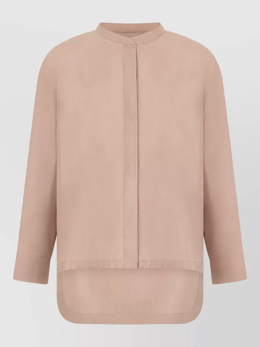 S Max Mara Silk blend long sleeve blouse